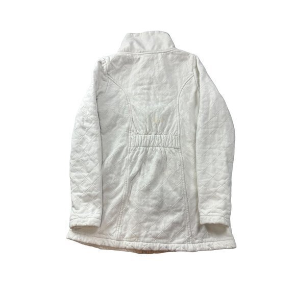The North Face Caroluna Quilted Long Jacket. Cream/Oatmeal Size Small | D1 - Picture 8 of 9